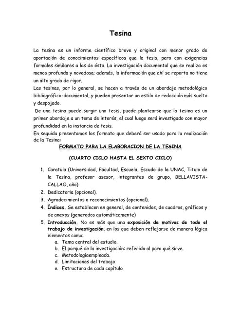 Formato de tesina