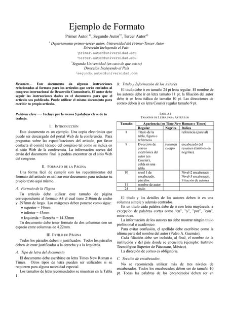 Modelo para informe en ieee | PDF