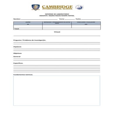 Formato informe de laboratorio 2016
