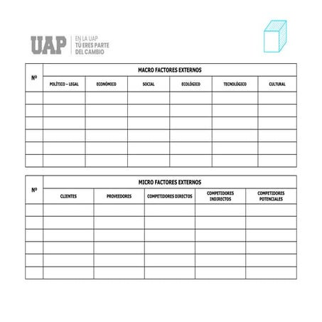 Matriz de Evaluación de Factores Externos | PPTX