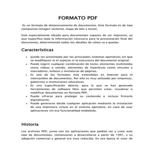 Formato pdf | DOC