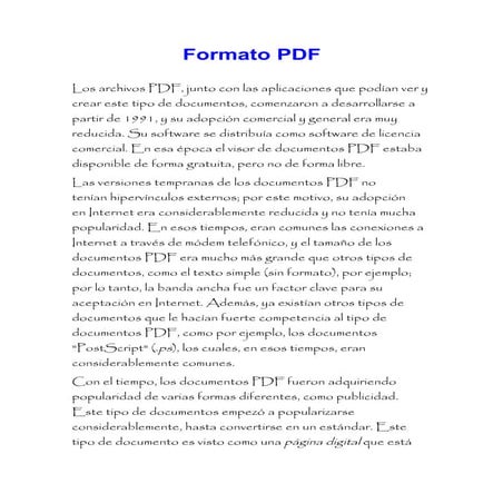 Formato pdf | DOC