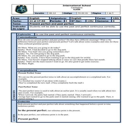 Formato plano 10th week4_narrat_tenses