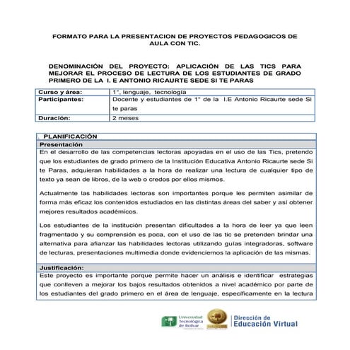 Proyecto final proyecto de aula | PPT