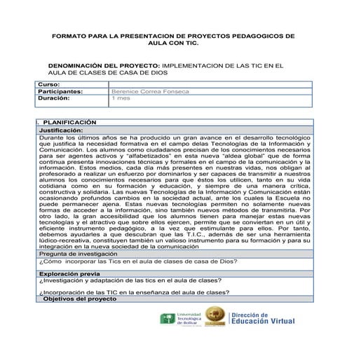 Formato proyectos de aula 31525 2 | PDF
