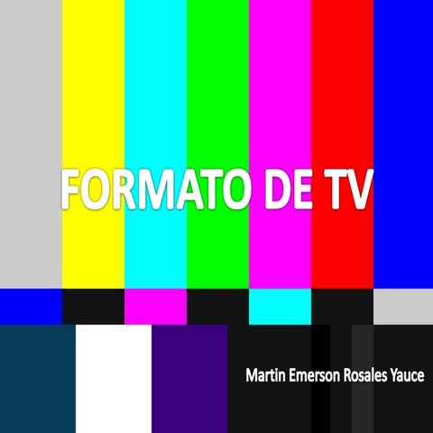 Formatos de tv
