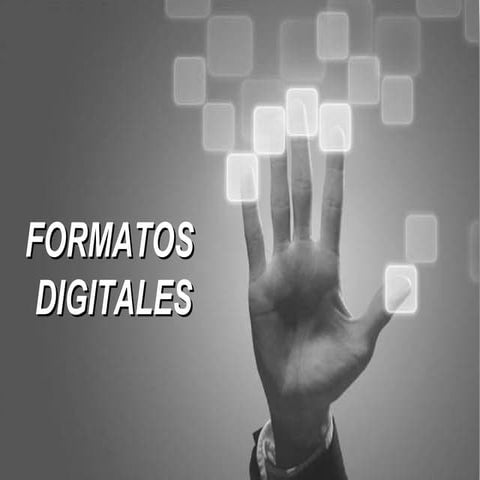 Formatos digitales