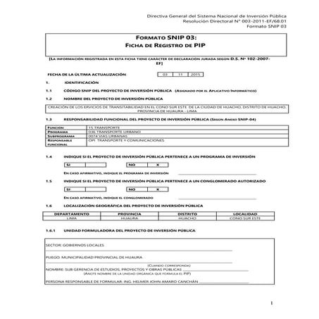 INFORME DE CONSISTENCIA ENTRE EL PIP VIABLE Y EXPEDIENTE TECNICO | PDF