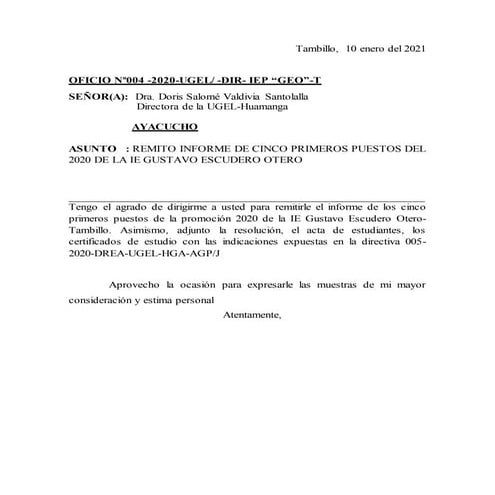 Formatos primeros puestos