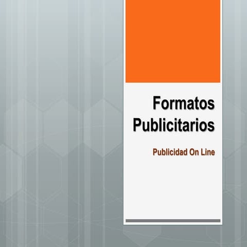 Formatos publicitarios online | PPTX