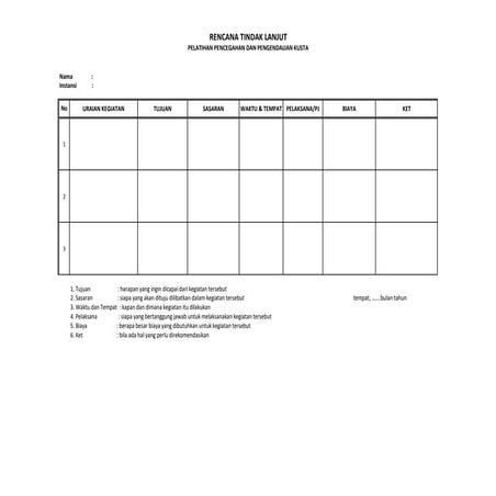 Format rtl kusta | PDF