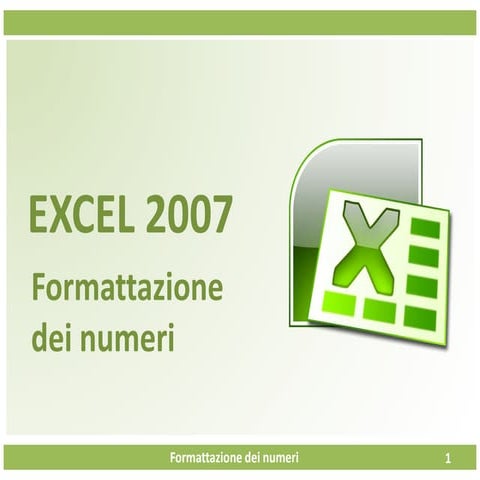 Formattazione dei numeri