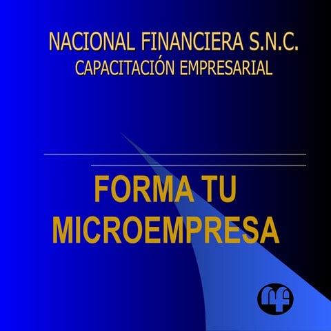 Forma Tu Microempresa