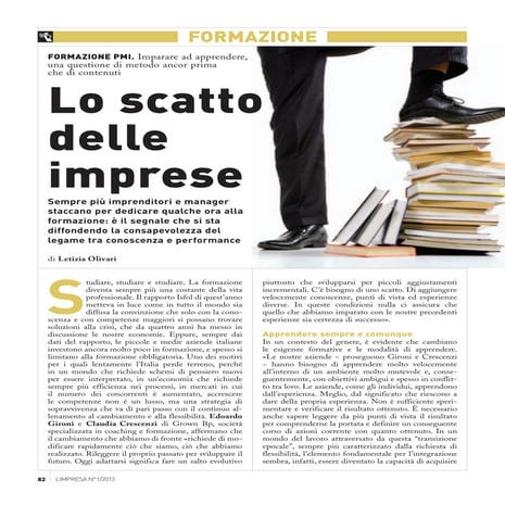 La formazione supporta l'internazionalizzazione. Anche per le PMI