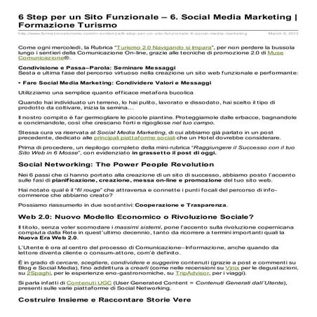 6 Step per un Sito Funzionale – 6. Social Media Marketing