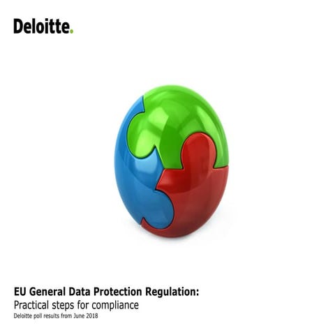 EU General Data Protection Regulation: Practical steps for compliance, third ...