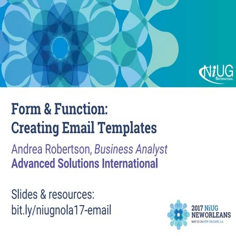 Form & Function: Creating Email Templates