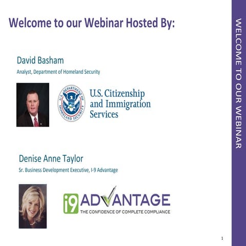 Form i 9 compliance & e-verify webinar