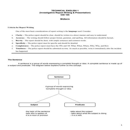 Technical English 1 | PDF