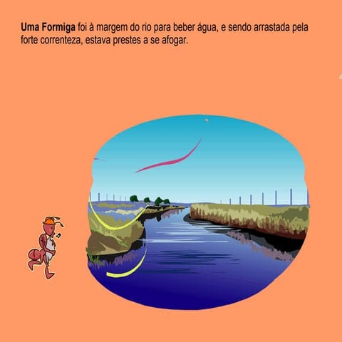 Fábula A Formiga e a Pomba | DOC