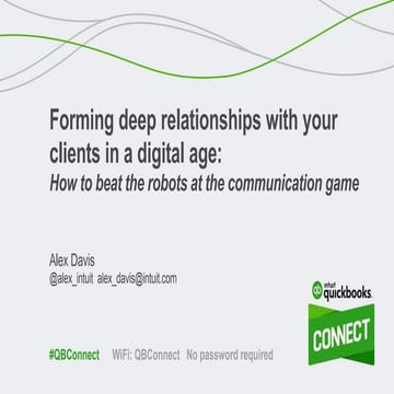 Forming deep relationships with your clients