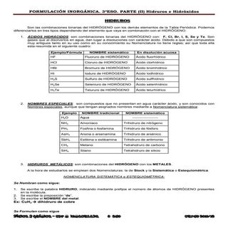 Form inorg  ii  hidruros e hidroxidos