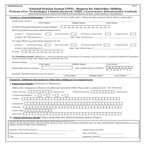 Pran form | PDF