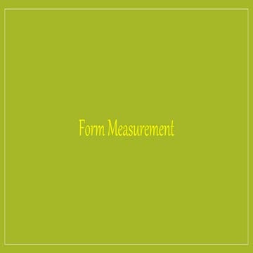 Form metrology Thread measurement in metrology.pptx