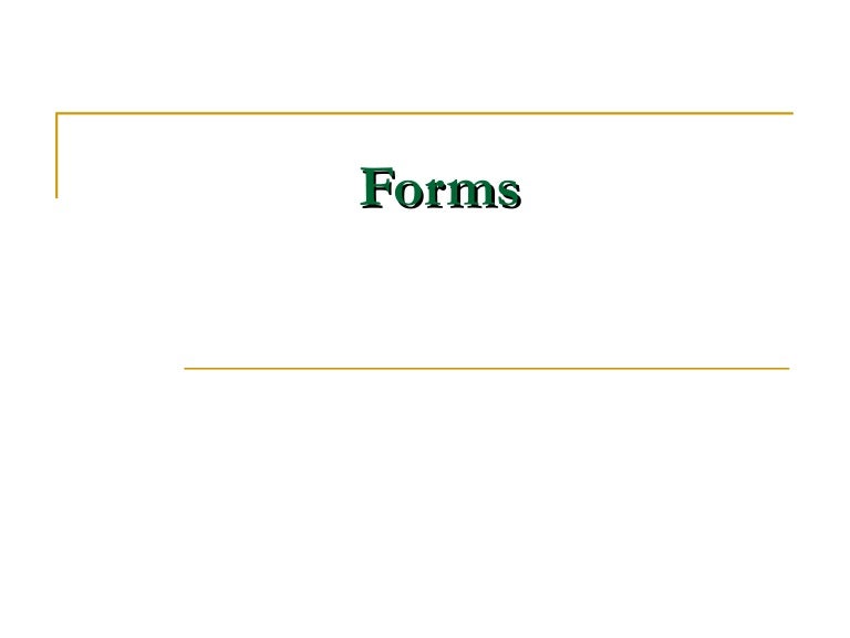 Forms