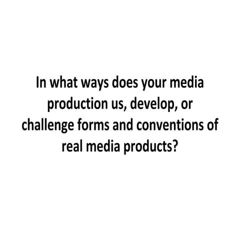 Forms and Conventions