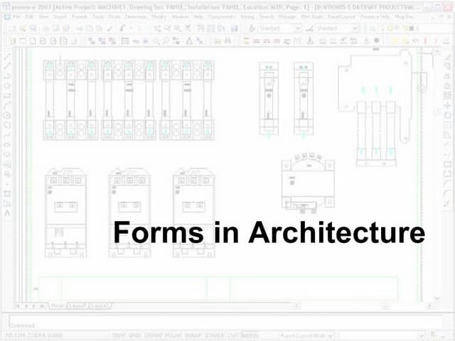 Forms in architecture