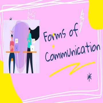 Forms of Communication .pdf (MODULE 3 SPEAKING AND WRITING)