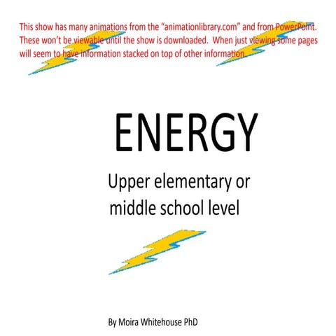 Forms of energy (upper elem/middle) (teach)
