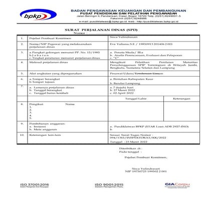 Form Spd Diklat Spip Docx