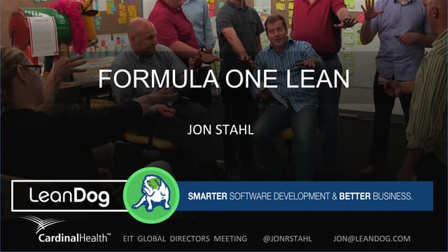 Formula 1 Lean by Jon Stahl