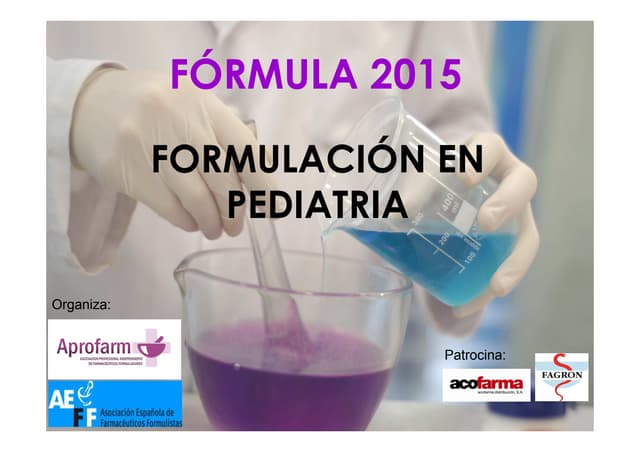 Formulació Magistral Pediatria