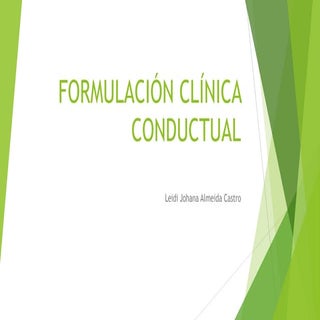 Formulación clínica conductual wiki...