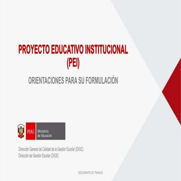 Formulaciòn PEI