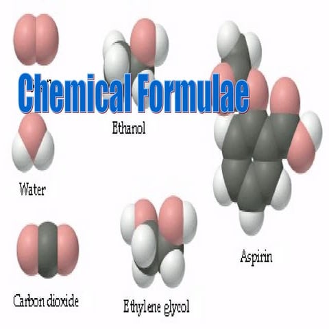 Chemical Formulae