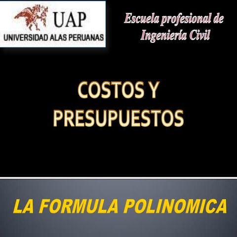Formula polinomica