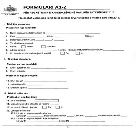 Formulari a1z | PDF