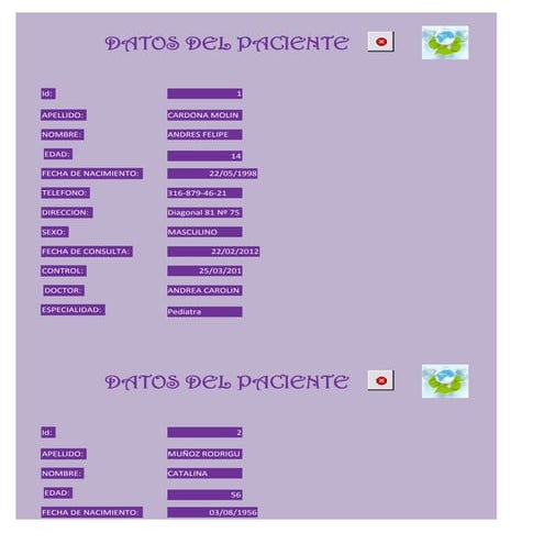 Formulario consulta general