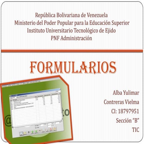 Formularios