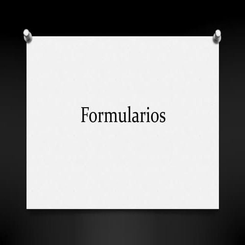 Formularios