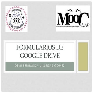 Formularios de google drive