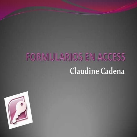 Formularios en access