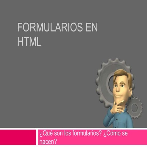 Formularios en html