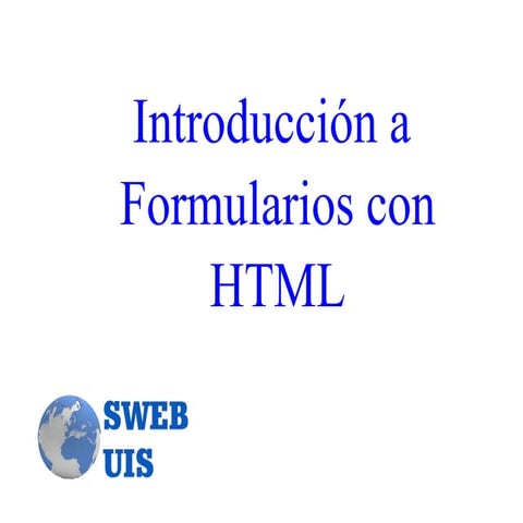 Formularios html