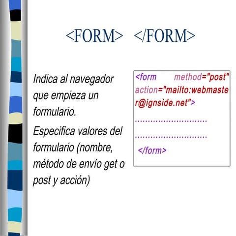 Formularios en html