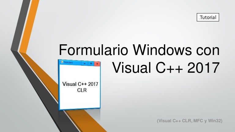 Formulario Windows Con Visual C 17